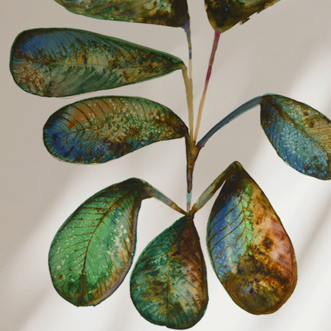 Plant Ink & Watercolour Giclée Fine Art Print