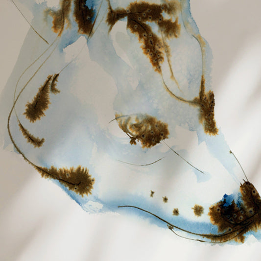 Blue Dog Ink & Watercolour Giclée Fine Art Print Regular price£21.00