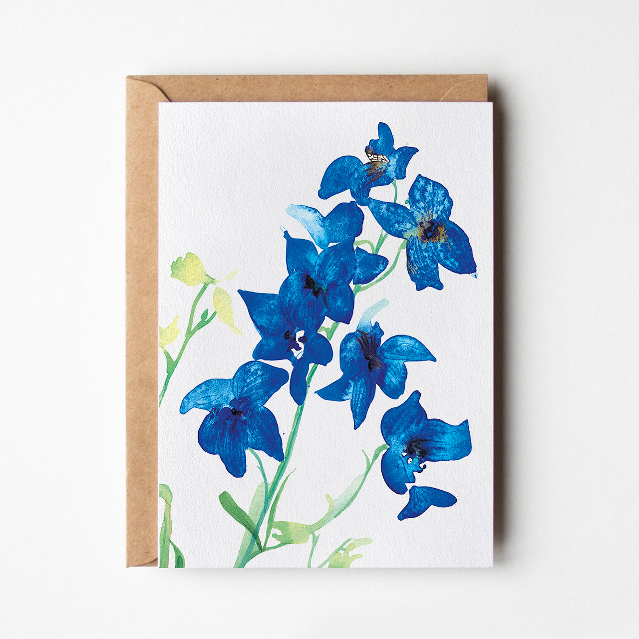 Delphinium Card